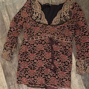 Vintage Ann Ferriday Lace Top